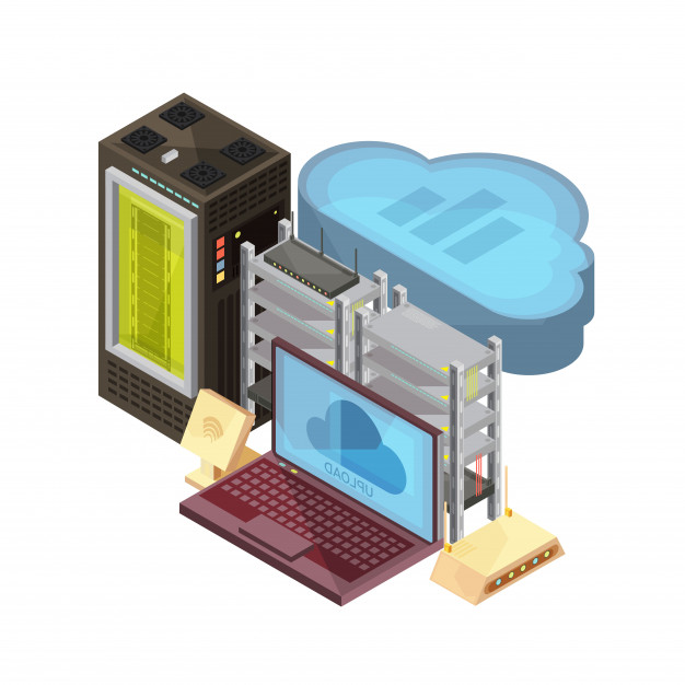 isometric-composition-with-data-cloud-laptop-hosting-server-router-wifi-white-background-vector-illustration_1284-19949