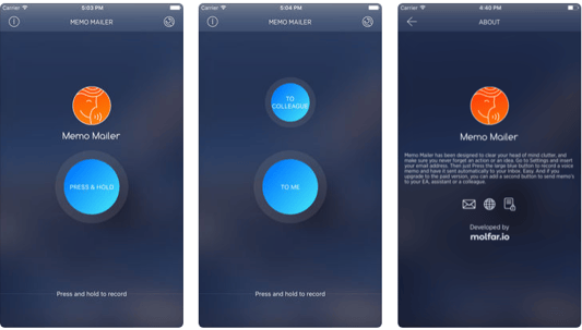 Memo Mailer App!